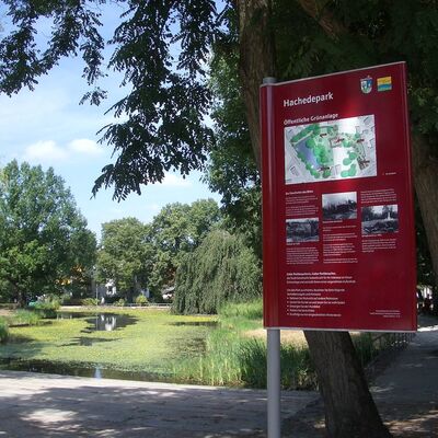 Bild vergr&ouml;&szlig;ern: Das ist ein Foto vom Hachedepark in der Stadt Geesthacht.