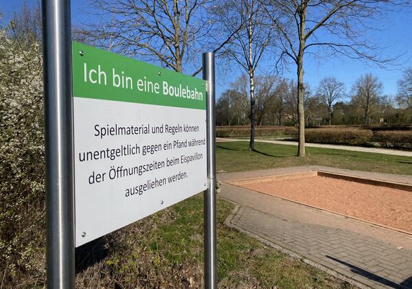Bild vergr&ouml;&szlig;ern: Boule Bahn 1