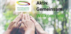 Symbolbild f&uuml;r den Willkommenskreis zur Unterst&uuml;tzung von Fl&uuml;chtlingen und Integration in die Gemeinschaft.