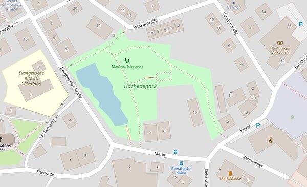 Ger&uuml;stbau im Stadtpark