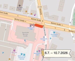 Baustelle Berliner Stra&szlig;e