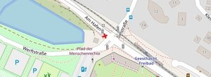 Baumpflegearbeiten an der Stra&szlig;e Am Hafen in Geesthacht