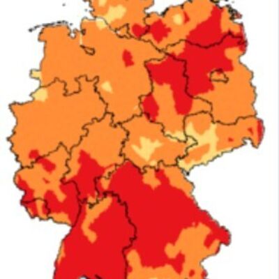 Waldbrandgefahrenindex f&uuml;r den 3. August 2026