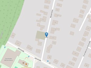 Ein Kartenausschnitt zeigt ein Wohngebiet mit H&auml;usern. Ein blauer Standort-Marker steht in der Stra&szlig;e Westerheese. Am unteren Bildrand verl&auml;uft die Jahnstra&szlig;e.