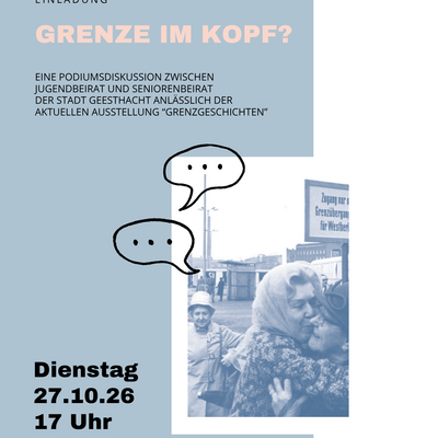Podiumsdiskussion zu Grenzgeschichten