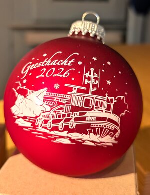 Bild vergr&ouml;&szlig;ern: Neue Geesthachter Weihnachtskugel