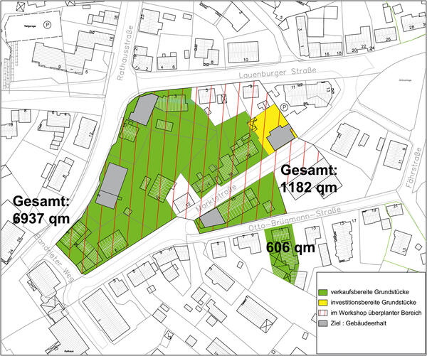 Bild vergr&ouml;&szlig;ern: Das ist ein Plan vom Rathausviertel.